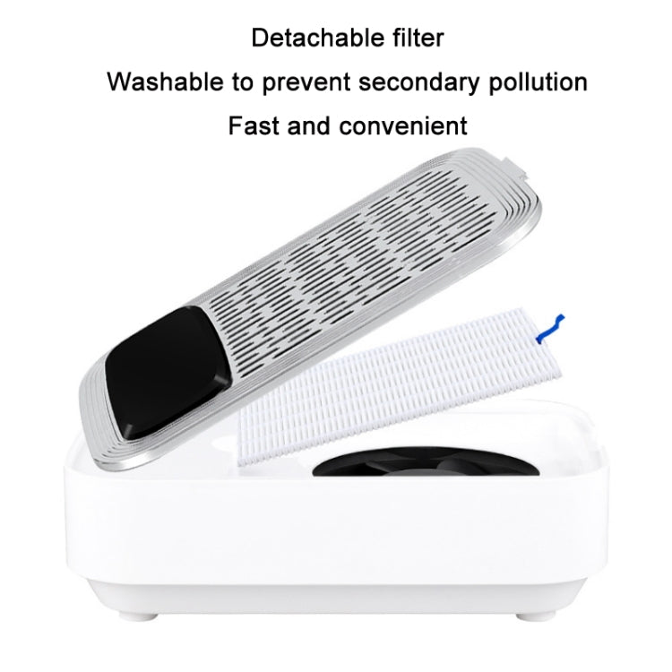 80W Wireless Rechargeable Nail Vacuum Cleaner, Specification: EU Plug (Black) - Nail Art Equipment by PMC TechLife | Online Shopping South Africa | PMC TechLife