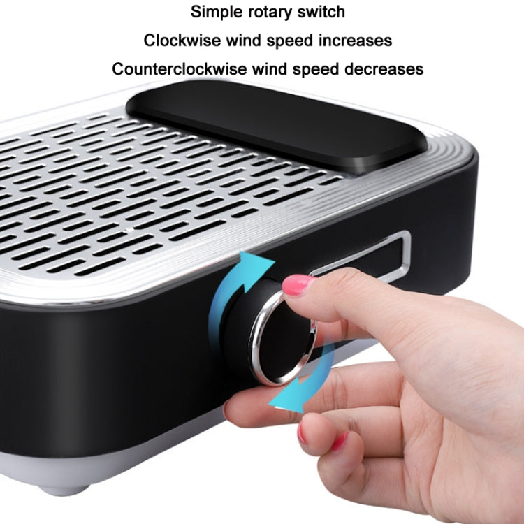 80W Wireless Rechargeable Nail Vacuum Cleaner, Specification: US Plug (White) - Nail Art Equipment by PMC TechLife | Online Shopping South Africa | PMC TechLife