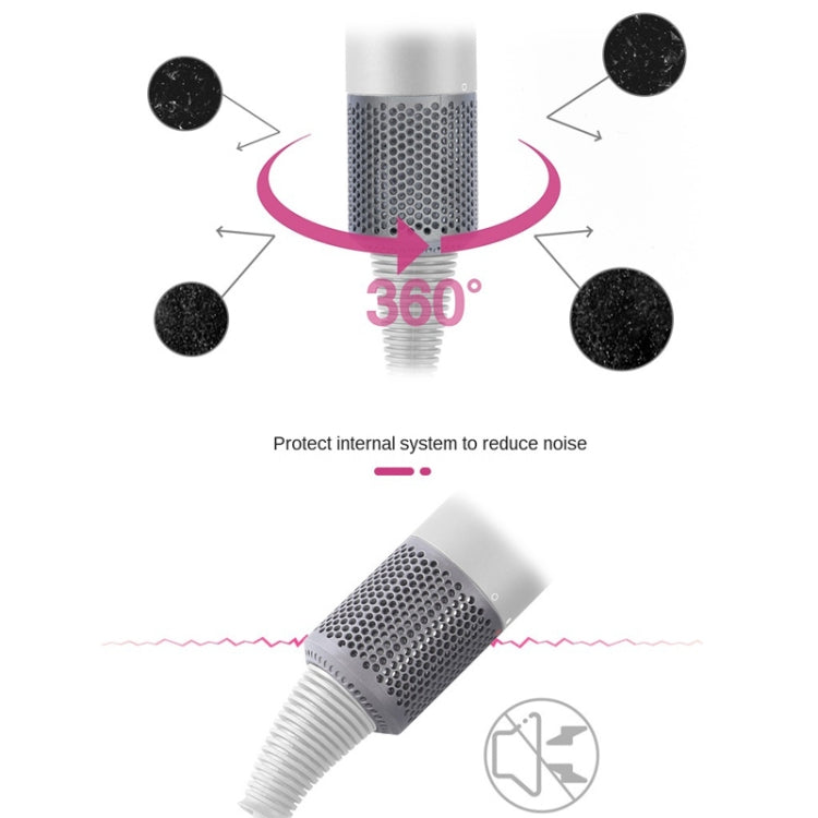 2 PCS Outer Cover Dust Filter for Dyson Hair Dryer HD01/HD03/HD08(Silver) - Dyson Accessories by PMC TechLife | Online Shopping South Africa | PMC TechLife