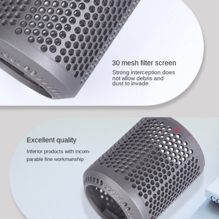 2 PCS Outer Cover Dust Filter for Dyson Hair Dryer HD01/HD03/HD08(Silver) - Dyson Accessories by PMC TechLife | Online Shopping South Africa | PMC TechLife