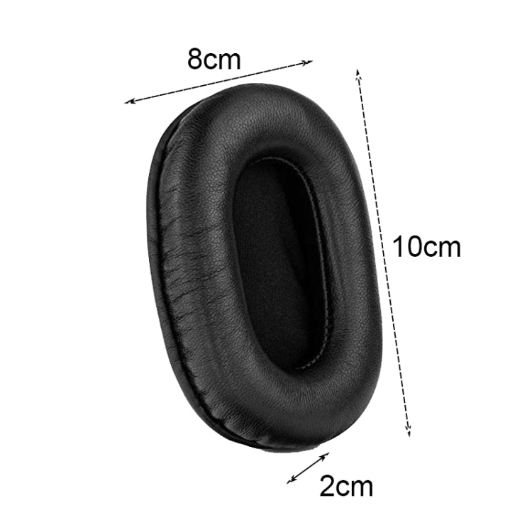 2 PCS Headset Sponge Earmuffs For SONY MDR-7506 / V6 / 900ST, Color: Brown Lambskin - Earmuff & Pad by PMC TechLife | Online Shopping South Africa | PMC TechLife