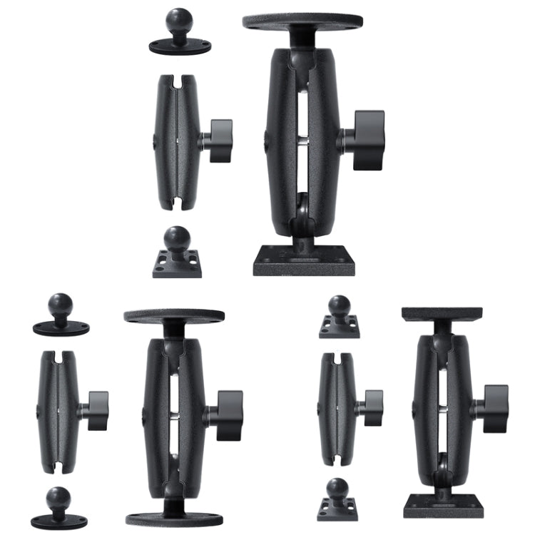 KZ06J Monitor Mount Tablet PC Aluminum Alloy Agricultural Machinery Bracket, Style: Ellipse+Link+Middle Square - Desktop Holder by PMC TechLife | Online Shopping South Africa | PMC TechLife