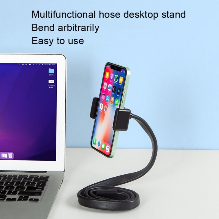 DiHao Bending Adjustment Hose Mobile Phone Live Broadcast Support(Hose+Double Hole Phone Clip) - Lazy Bracket by DiHao | Online Shopping South Africa | PMC TechLife