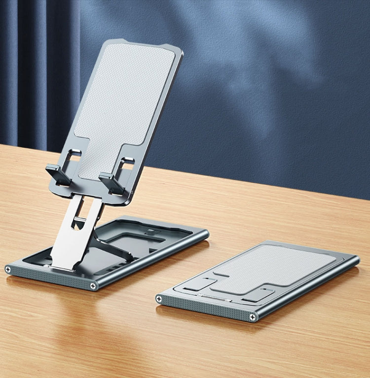 028 Portable Foldable Aluminum Alloy Phone Live Holder(Grey) - free shipping - PMC TechLife - Order now!