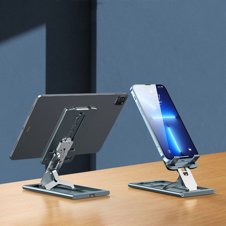 028 Portable Foldable Aluminum Alloy Phone Live Holder(Silver) - free shipping - PMC TechLife - Order now!
