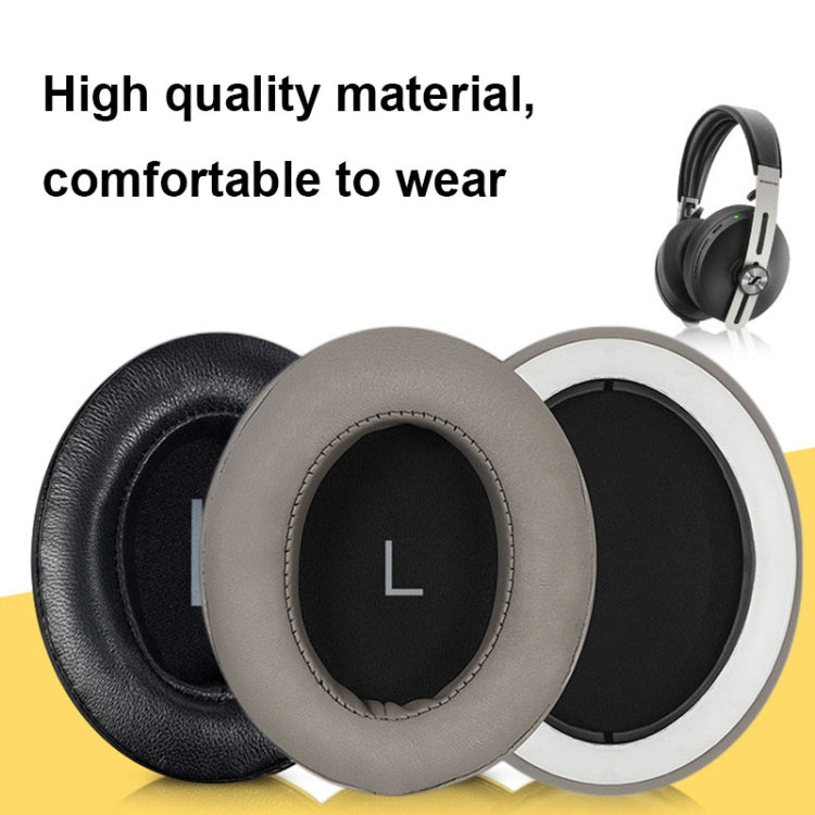 2 PCS Breathable Foam Headphone Earmuffs with Buckle For Sennheiser Momentum 3, Spec: Black Protein - Earmuff & Pad by PMC TechLife | Online Shopping South Africa | PMC TechLife