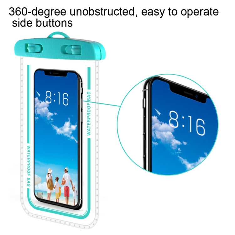 2 PCS Armband Style Transparent Waterproof Cell Phone Case Swimming Cell Phone Bag(Macaron Red) - Waterproof Bag by PMC TechLife | Online Shopping South Africa | PMC TechLife