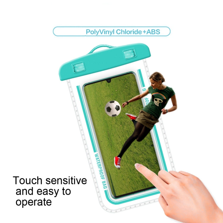 2 PCS Armband Style Transparent Waterproof Cell Phone Case Swimming Cell Phone Bag(Macaron Red) - Waterproof Bag by PMC TechLife | Online Shopping South Africa | PMC TechLife