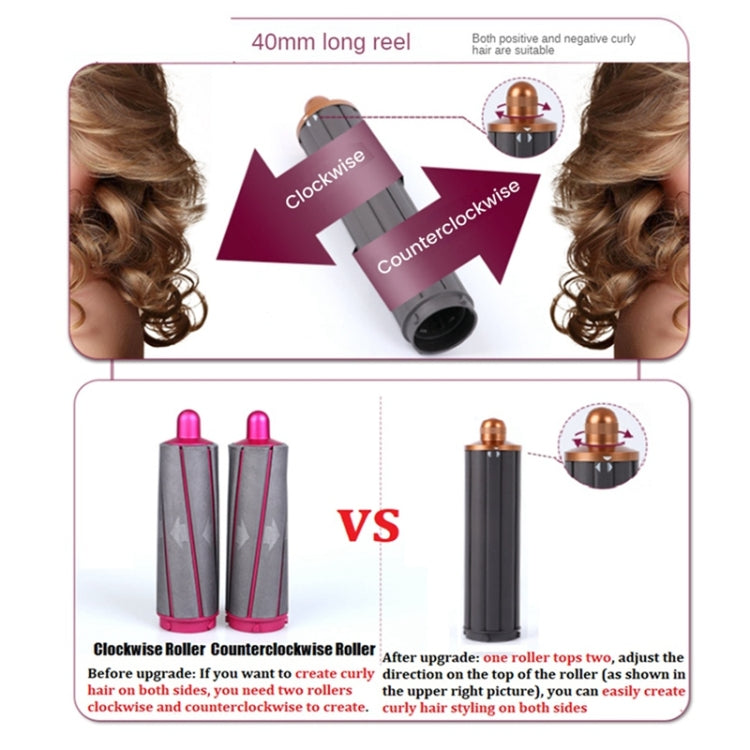 13.4cm Upgraded Long Barrel Curling Iron for Dyson HD01/02/03/04/08 Hair Dryer 40mm Gold - free shipping - PMC TechLife - Order now!