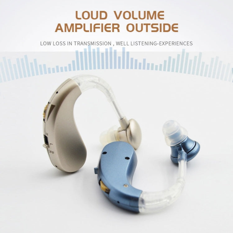 Hearing Aid Audiphones Sound Amplifier US Plug(Blue) - Hearing Aids by PMC TechLife | Online Shopping South Africa | PMC TechLife
