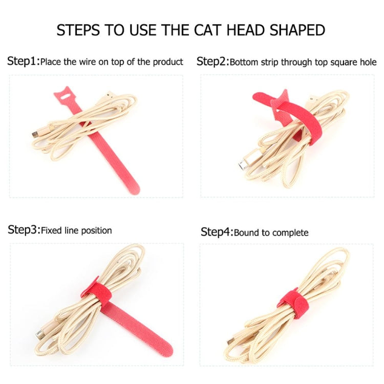 50 PCS  T-shape Self-Adhesive Data Cable Organizer Bundles 12 x 120mm Black - Cable Organizer by PMC TechLife | Online Shopping South Africa | PMC TechLife