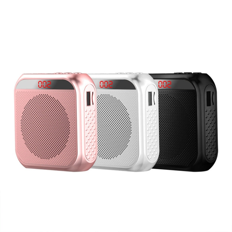 S17 Mini Portable Tour Guide Teaching Loudspeaker with Screen Display(Rose Gold) - Loudspeaker by PMC TechLife | Online Shopping South Africa | PMC TechLife | Buy Now Pay Later Mobicred