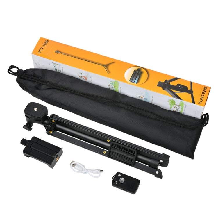 YUNTENG 1688 Selfie Stick Tripod Bluetooth Remote Control Camera Stand(Black) - free shipping - PMC TechLife - Order now!