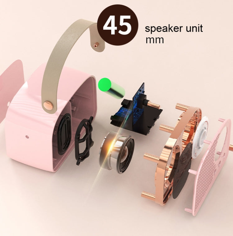 DW21 Vintage Radio BT Speaker Support TF Card/U Disk to Play(Dark Green) - Desktop Speaker by PMC TechLife | Online Shopping South Africa | PMC TechLife