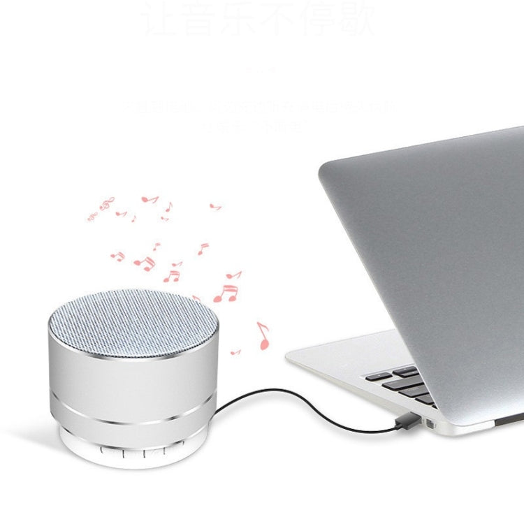 A10 Mini Metal Wireless Bluetooth Speaker(Blue) - Mini Speaker by PMC TechLife | Online Shopping South Africa | PMC TechLife