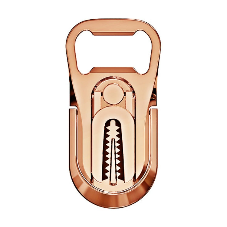 Multifunction Car Air Vent Phone Holder Finger Ring Phone Bracket Bottle Opener(Rose Gold) - free shipping - PMC TechLife - Order now!