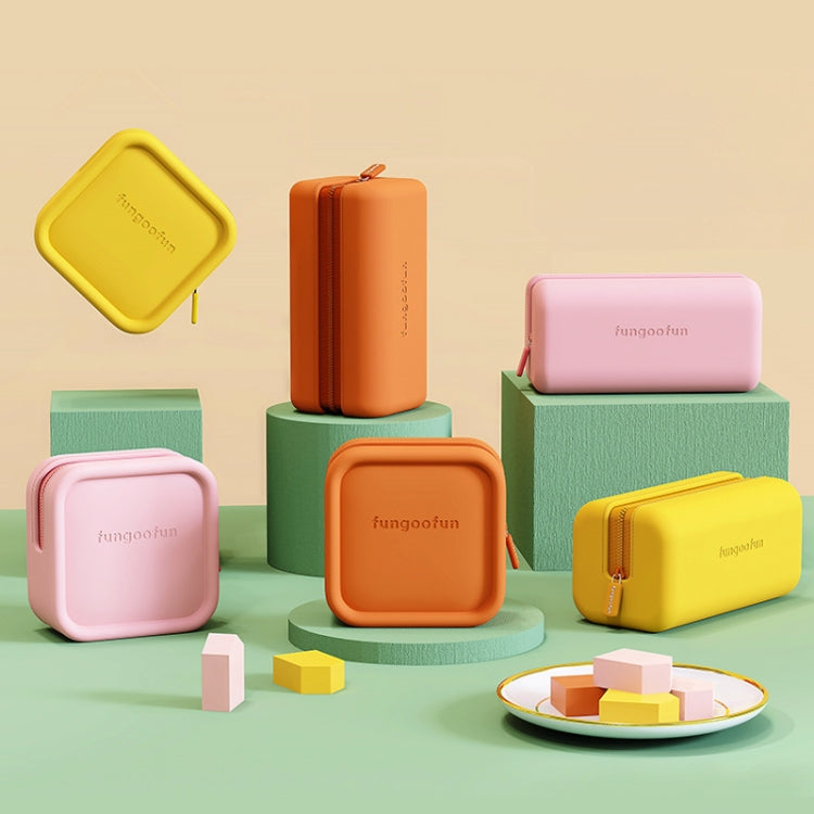 Fungoofun Candy Color EVA Travel Digital Storage Bag Cosmetic Bag, Color: Brick Orange - Digital Storage Bag by Fungoofun | Online Shopping South Africa | PMC TechLife | Buy Now Pay Later Mobicred