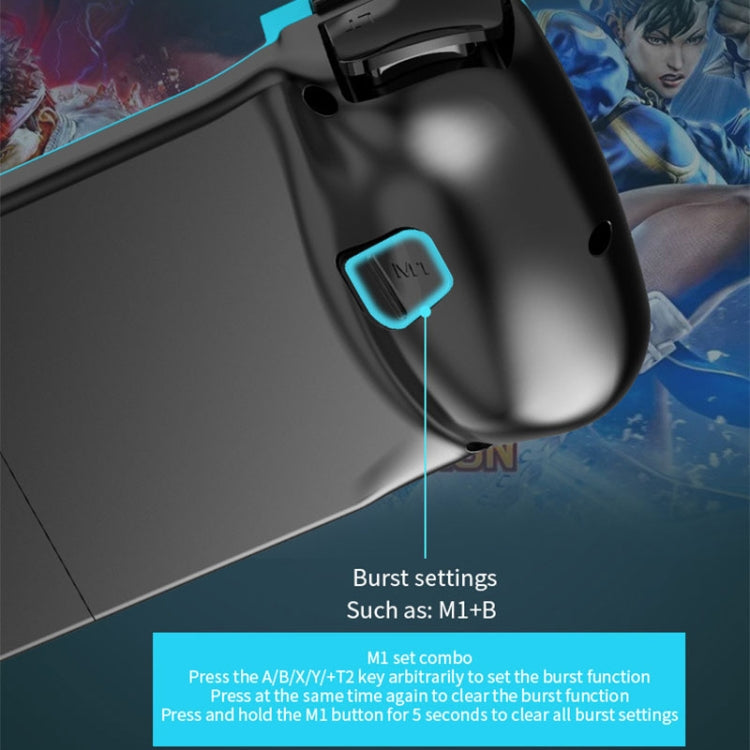D3 Telescopic BT 5.0 Game Controller For IOS Android Mobile Phone(Blue Green) - Controller Gamepad by PMC TechLife | Online Shopping South Africa | PMC TechLife