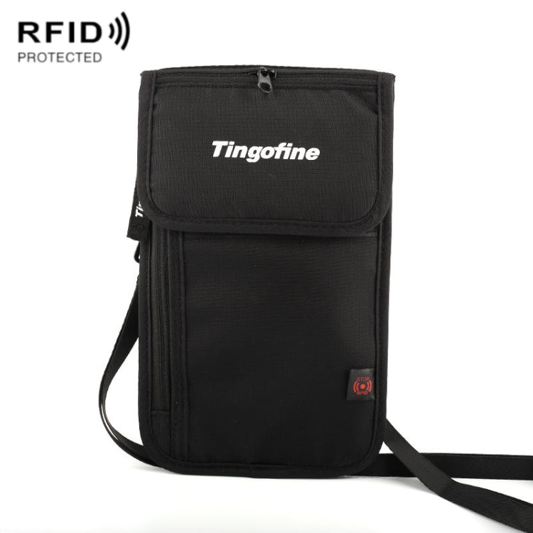 Tingofine YT5 Multifunctional Travel Passport RFID Anti-theft Document Bag Waterproof Passport Holder(Black) - free shipping - PMC TechLife - Order now!