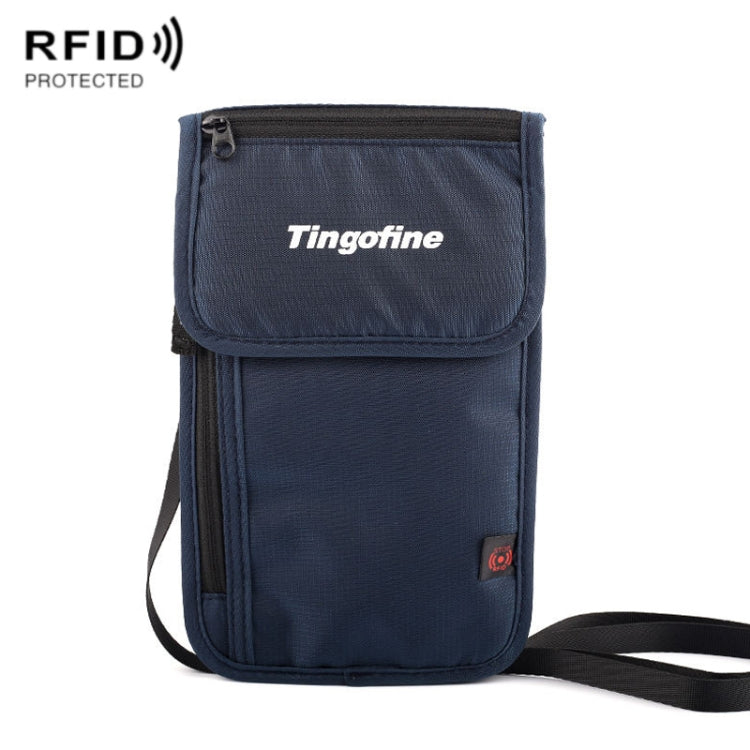 Tingofine YT5 Multifunctional Travel Passport RFID Anti-theft Document Bag Waterproof Passport Holder(Royal Blue) - free shipping - PMC TechLife - Order now!