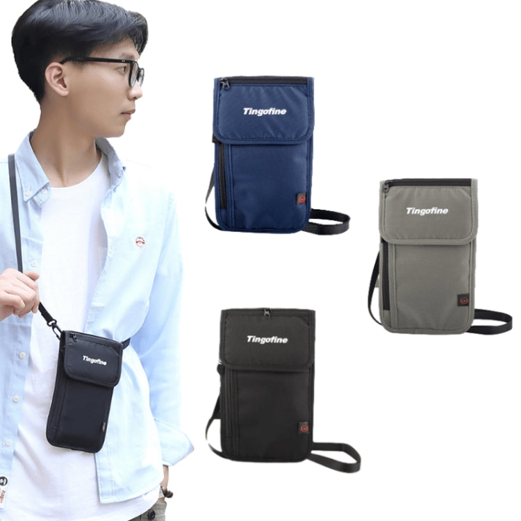 Tingofine YT5 Multifunctional Travel Passport RFID Anti-theft Document Bag Waterproof Passport Holder(Royal Blue) - free shipping - PMC TechLife - Order now!