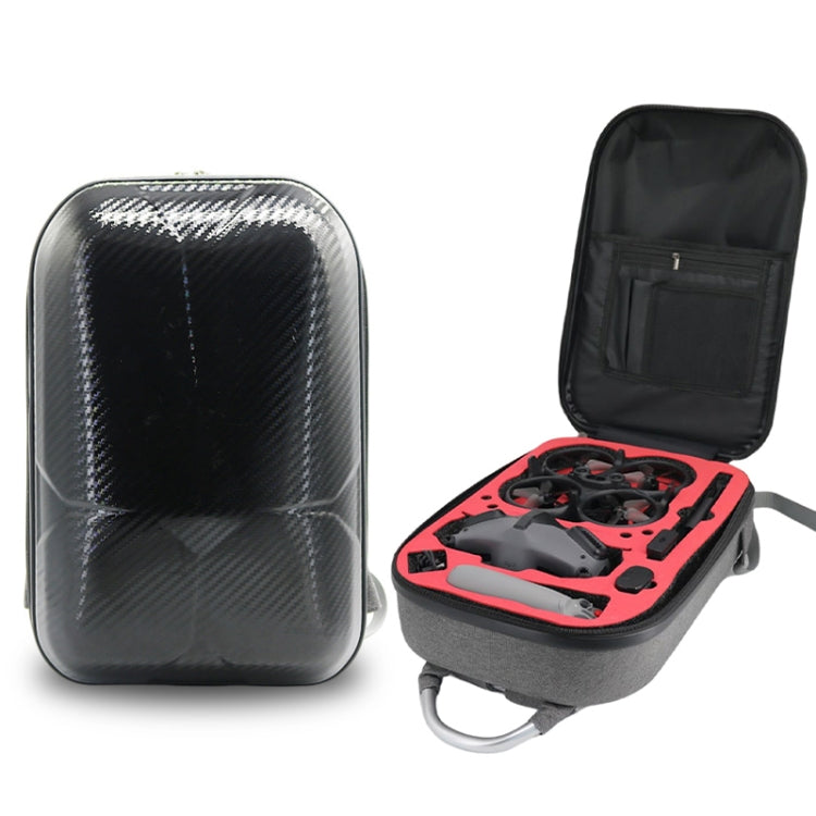 For DJI Avata Carbon Fiber Backpack Shockproof And Waterproof Bag(Black and Gray) - free shipping - PMC TechLife - Order now!