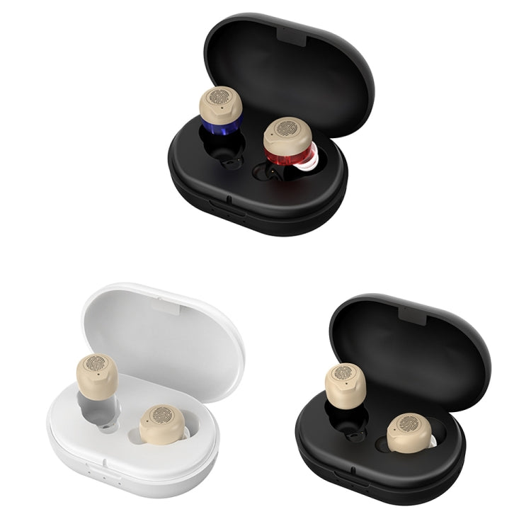 GM-902 Wireless Magnetic Charging Hearing Aids Elderly Sound Amplifier(Skin-color+White) - Hearing Aids by PMC TechLife | Online Shopping South Africa | PMC TechLife | Buy Now Pay Later Mobicred