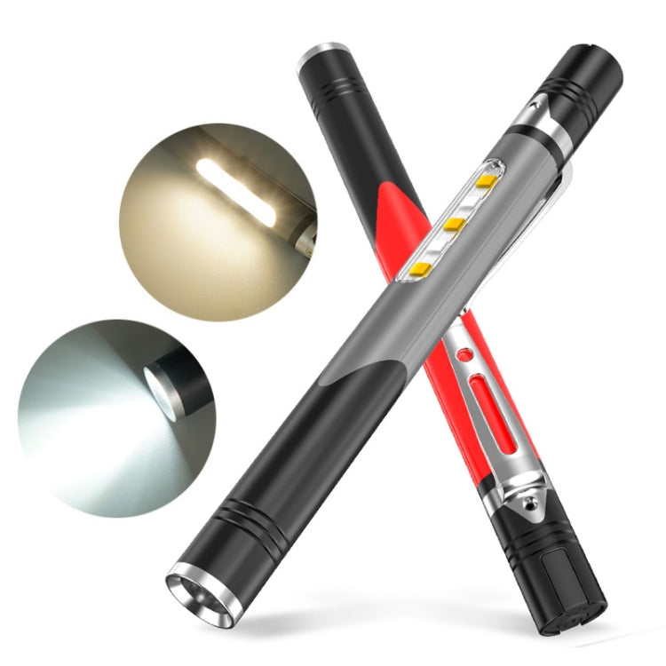 B35 XPG+LED Mini Pen Light Three Light Sources Convenient Flashlights(Red) - LED Flashlight by PMC TechLife | Online Shopping South Africa | PMC TechLife