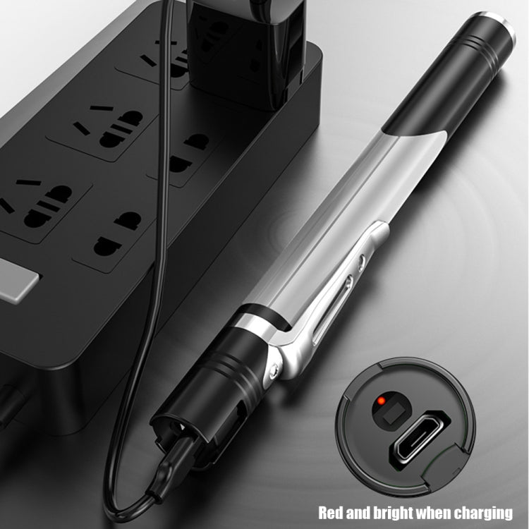 B35 XPG+LED Mini Pen Light Three Light Sources Convenient Flashlights(Red) - LED Flashlight by PMC TechLife | Online Shopping South Africa | PMC TechLife