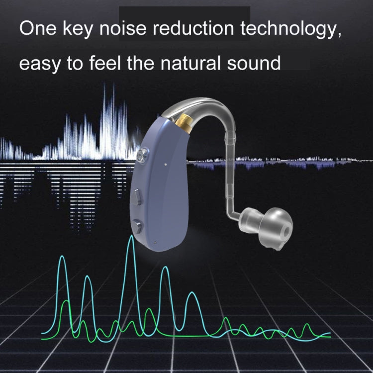 EN-T201A Digital Machine Elderly Charging Hearing Aid Sound Amplifier(Metal Blue) - Hearing Aids by PMC TechLife | Online Shopping South Africa | PMC TechLife