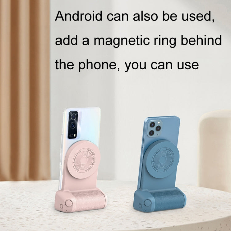BBC-8 3 In1 Magnetic Absorption Wireless Charging Phone Stand Bluetooth Handheld Selfie Stick, Style: Upgrade Model(Pink) - Multifunction Charger by PMC TechLife | Online Shopping South Africa | PMC TechLife