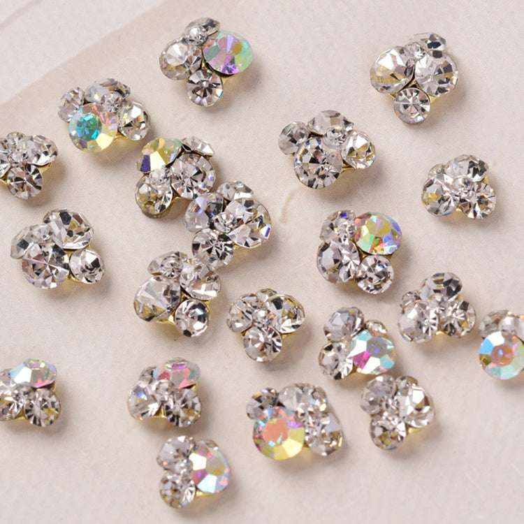 20 PCS Nail Jewelry Stacked Diamond Nail Sticker Accessories(H525 Small AB) - free shipping - PMC TechLife - Order now!