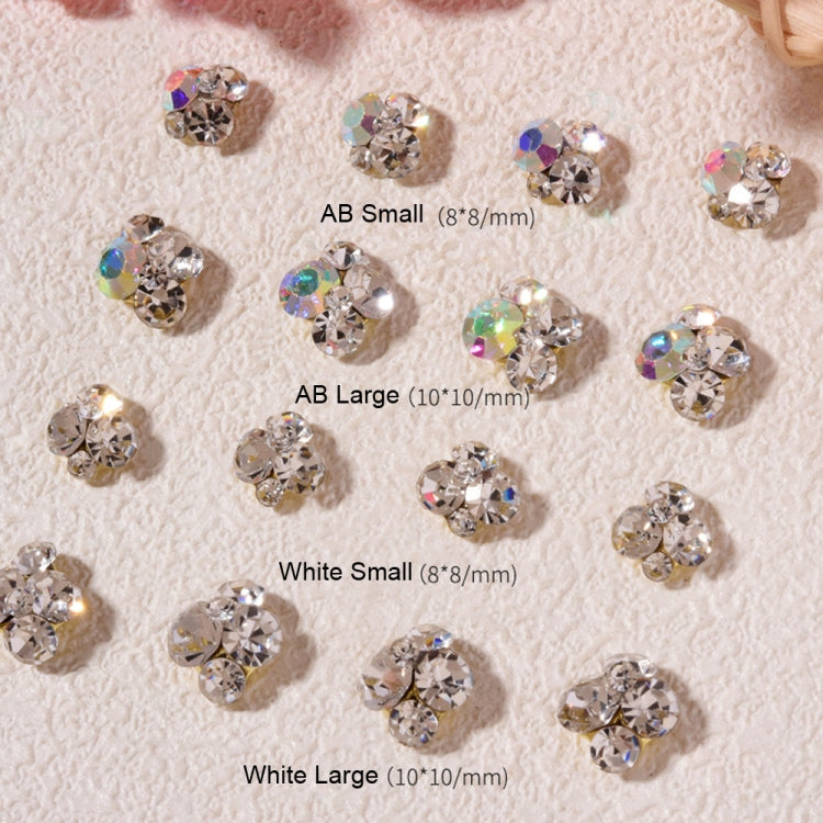 20 PCS Nail Jewelry Stacked Diamond Nail Sticker Accessories(H525 Small AB) - free shipping - PMC TechLife - Order now!
