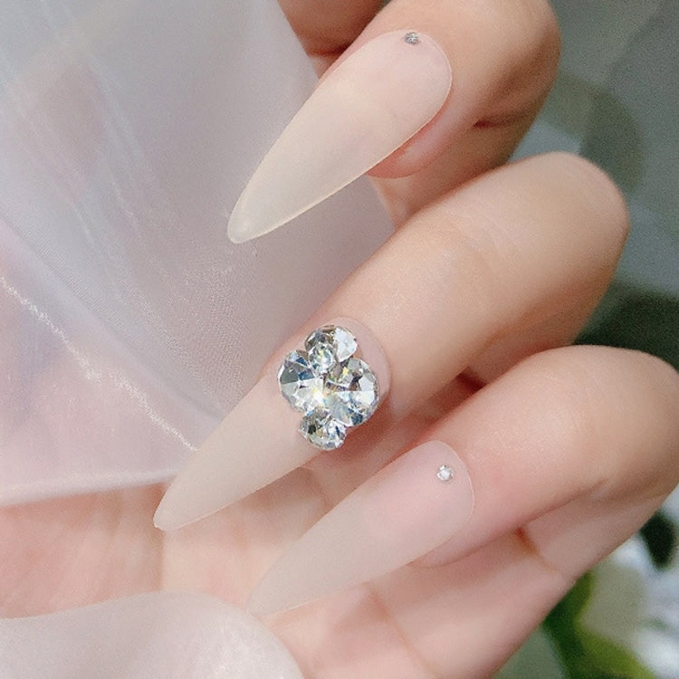 20 PCS Nail Jewelry Stacked Diamond Nail Sticker Accessories(H523 Small White) - free shipping - PMC TechLife - Order now!