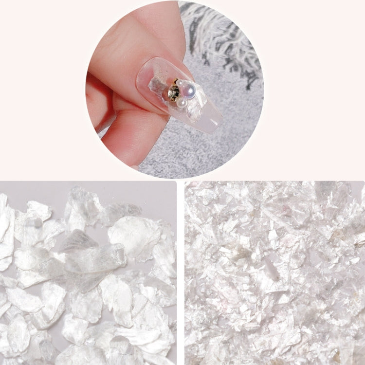 10 Boxes Velvet Shells Mica Piece Nail Stickers Nail Sequins Jewelry(02 Big Pieces) - Nail Stickers by PMC TechLife | Online Shopping South Africa | PMC TechLife | Buy Now Pay Later Mobicred