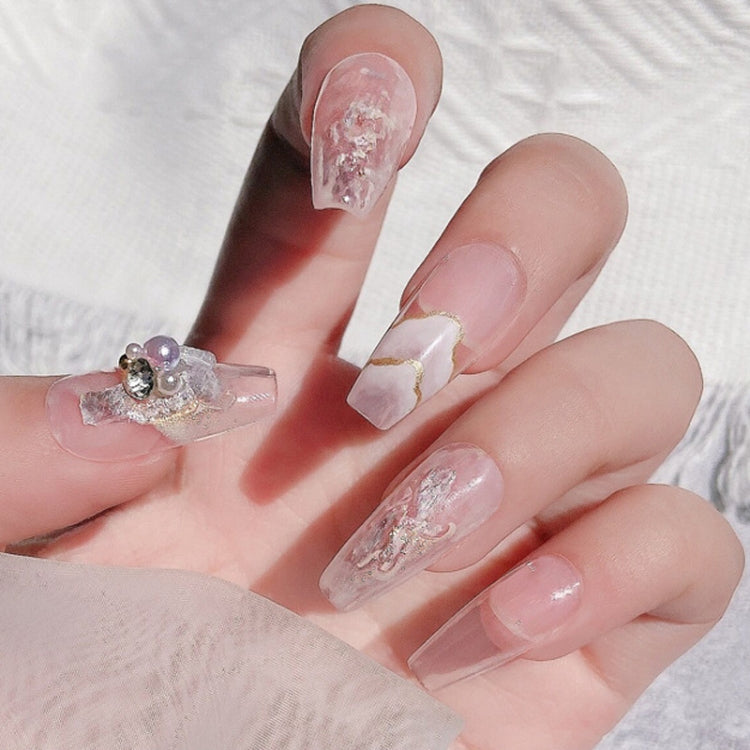 10 Boxes Velvet Shells Mica Piece Nail Stickers Nail Sequins Jewelry(02 Big Pieces) - Nail Stickers by PMC TechLife | Online Shopping South Africa | PMC TechLife | Buy Now Pay Later Mobicred