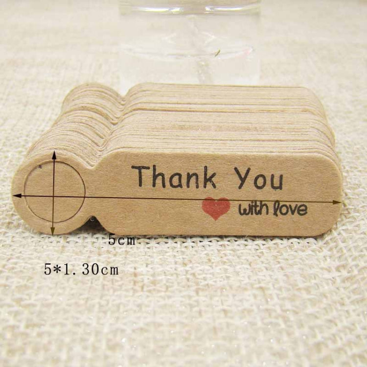 100pcs /Set Small Retro Baking Label DIY Jewelry Price Tag Bookmark Gift Card, Specification: Handmade Cowhide - free shipping - PMC TechLife - Order now!