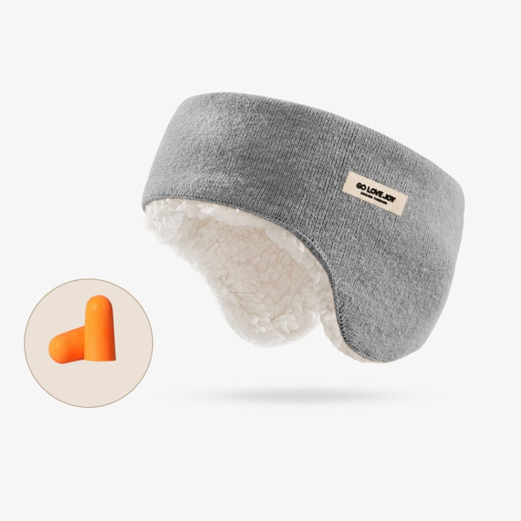 Golovejoy Winter Warm Soundproof Earmuffs + Earplugs Set Sleep Eye Mask(Gray) - free shipping - PMC TechLife - Order now!