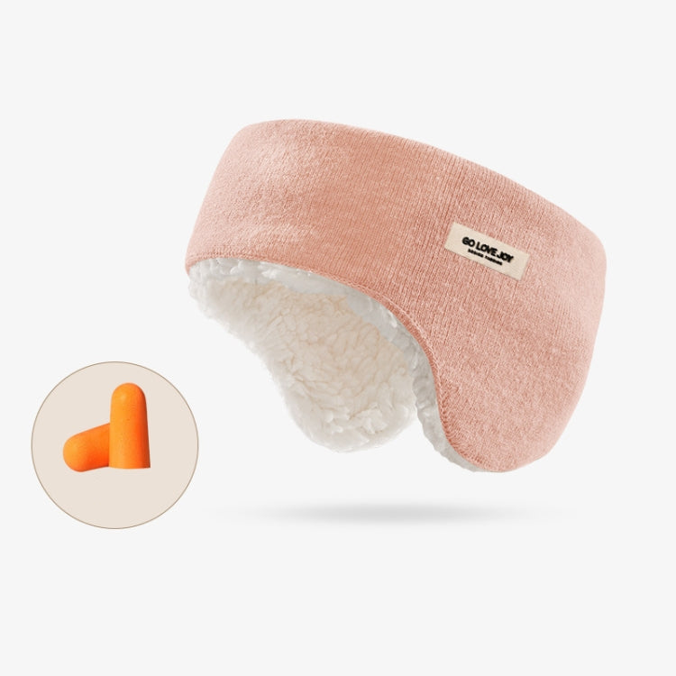 Golovejoy Winter Warm Soundproof Earmuffs + Earplugs Set Sleep Eye Mask(Pink) - free shipping - PMC TechLife - Order now!