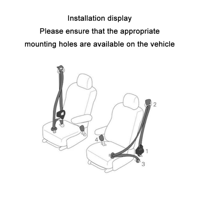 Universal 3-point Car Retrofit Seat Belt With Emergency Locking(Braided Straps) - Seat Belts & Padding by PMC TechLife | Online Shopping South Africa | PMC TechLife