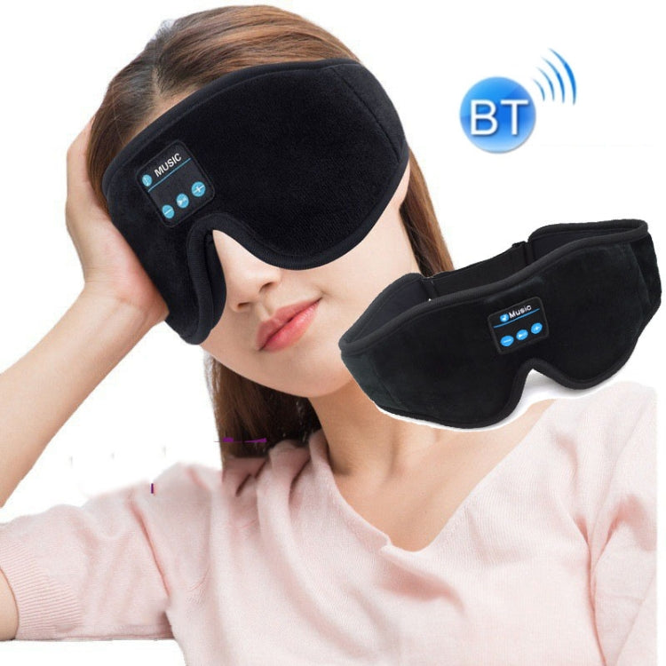 Bluetooth5.0 Sleep Eye Mask 3D Wireless Music Sleep Headphones(Black) - Eye Masks by PMC TechLife | Online Shopping South Africa | PMC TechLife