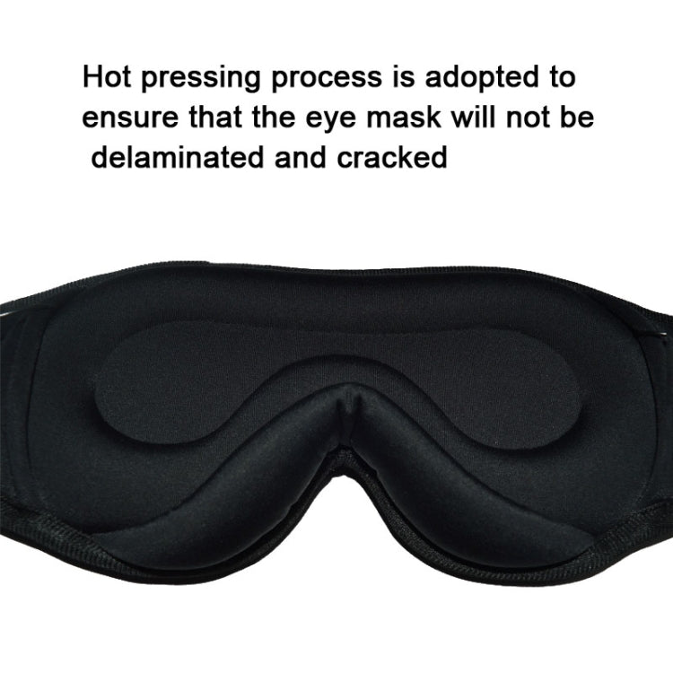 Bluetooth5.0 Sleep Eye Mask 3D Wireless Music Sleep Headphones(Black) - Eye Masks by PMC TechLife | Online Shopping South Africa | PMC TechLife