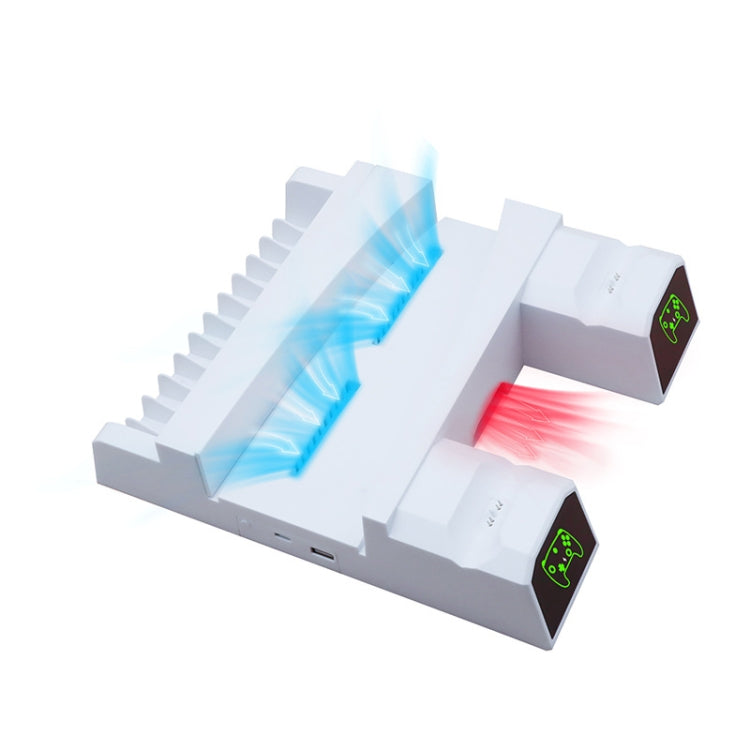 For PS5 SYP5-5088 Handle Dual Charging Cooling Fan With Disc Storage Rack - Others by PMC TechLife | Online Shopping South Africa | PMC TechLife