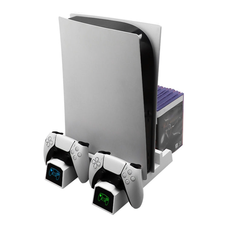 For PS5 SYP5-5088 Handle Dual Charging Cooling Fan With Disc Storage Rack - Others by PMC TechLife | Online Shopping South Africa | PMC TechLife