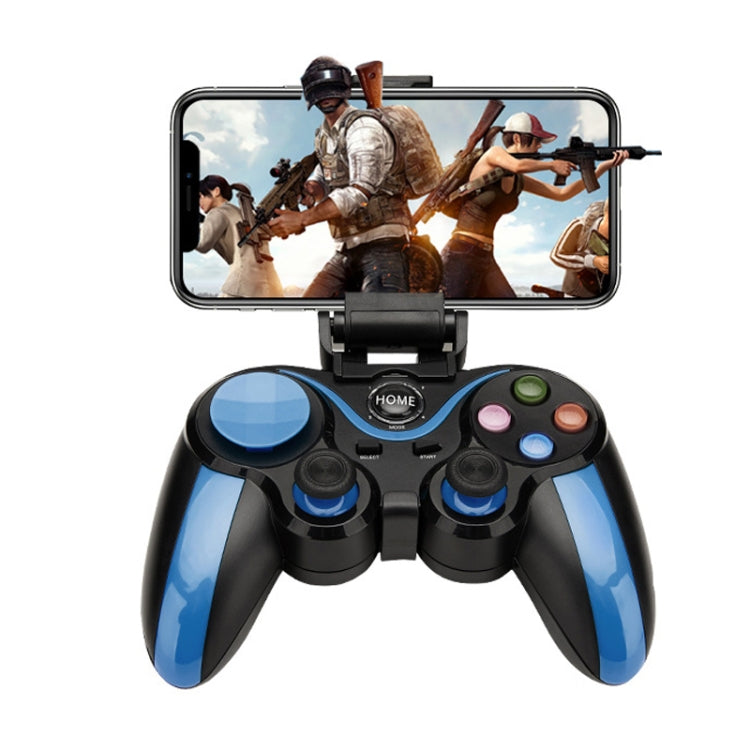 VR SHINECON S9 For Android/iOS Phones Wireless Bluetooth Direct Play Game Handle With Holder(Blue Black) - free shipping - PMC TechLife - Order now!
