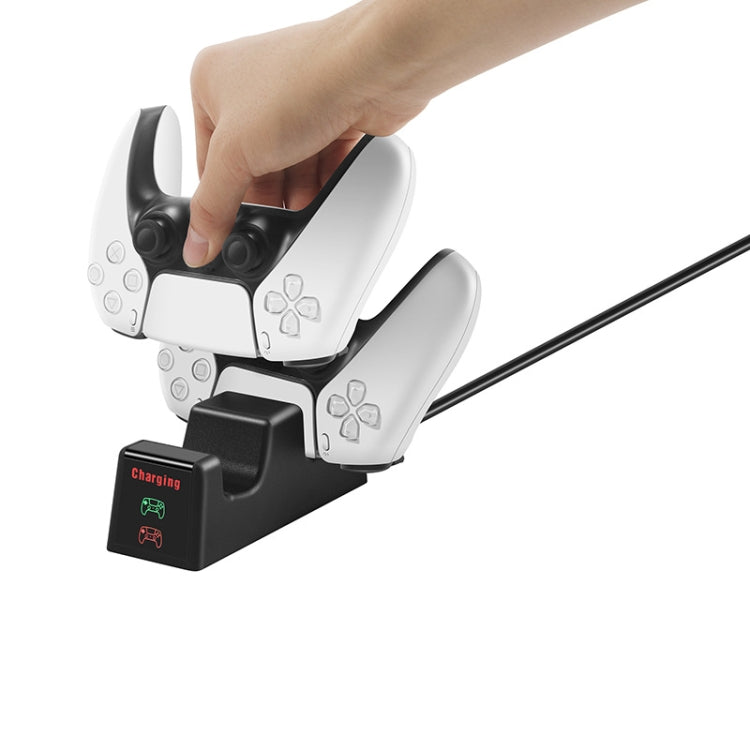 For PS5 SYP-1018 Gamepad Charging Bracket Dual Dock Charger with LED Indicator - Charger & Power by PMC TechLife | Online Shopping South Africa | PMC TechLife