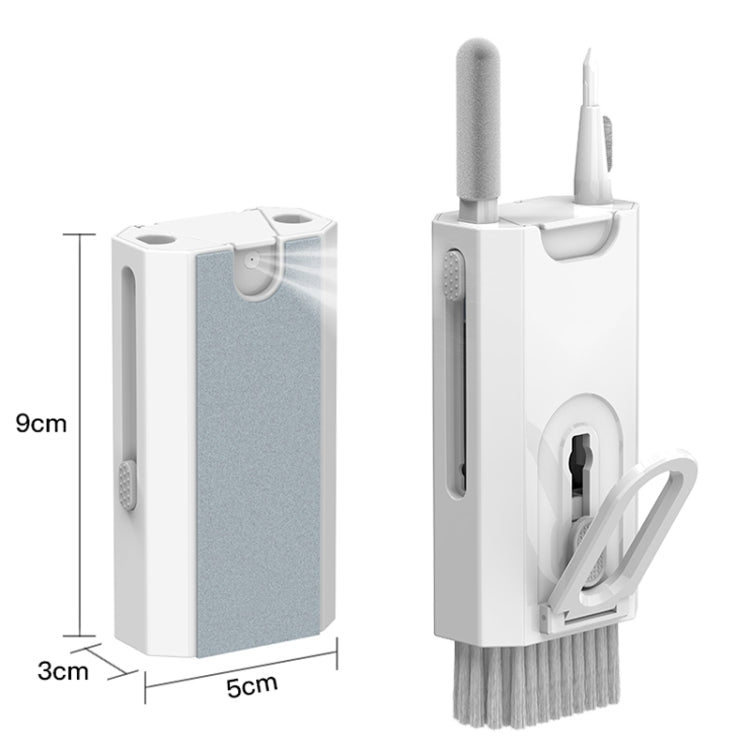 Q8 8-in-1 Multi-function Headset Cleaning Pen Keyboard Mobile Phone Cleaner(Black) - Other Accessories by PMC TechLife | Online Shopping South Africa | PMC TechLife