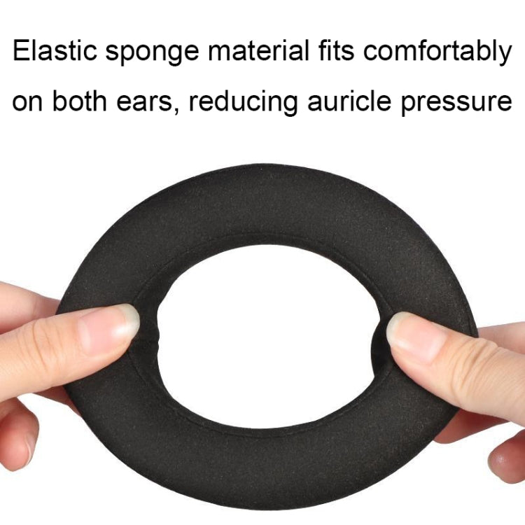 For Focal Clear MG Pro 1pair Leather Breathable and Comfortable Headset Cover, Color: Fiber Black - Earmuff & Pad by PMC TechLife | Online Shopping South Africa | PMC TechLife