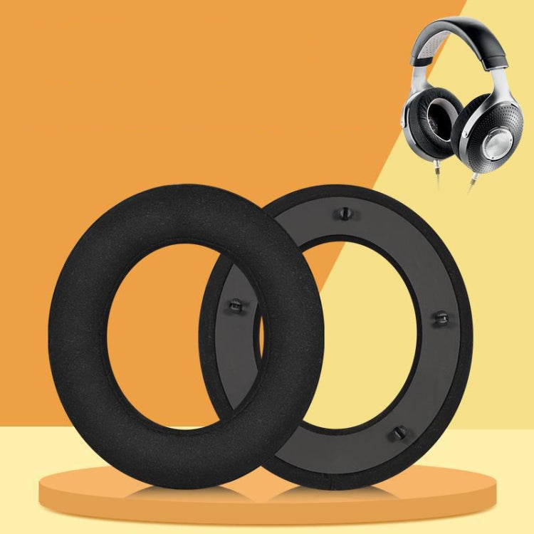 For Focal Clear MG Pro 1pair Leather Breathable and Comfortable Headset Cover, Color: Fiber Black - Earmuff & Pad by PMC TechLife | Online Shopping South Africa | PMC TechLife