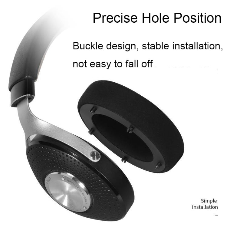 For Focal Clear MG Pro 1pair Leather Breathable and Comfortable Headset Cover, Color: Lambskin Dark Blue - Earmuff & Pad by PMC TechLife | Online Shopping South Africa | PMC TechLife